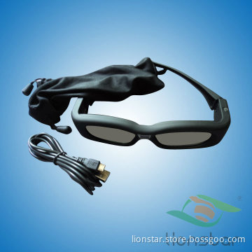 High quality rechargeable active 3d glasses